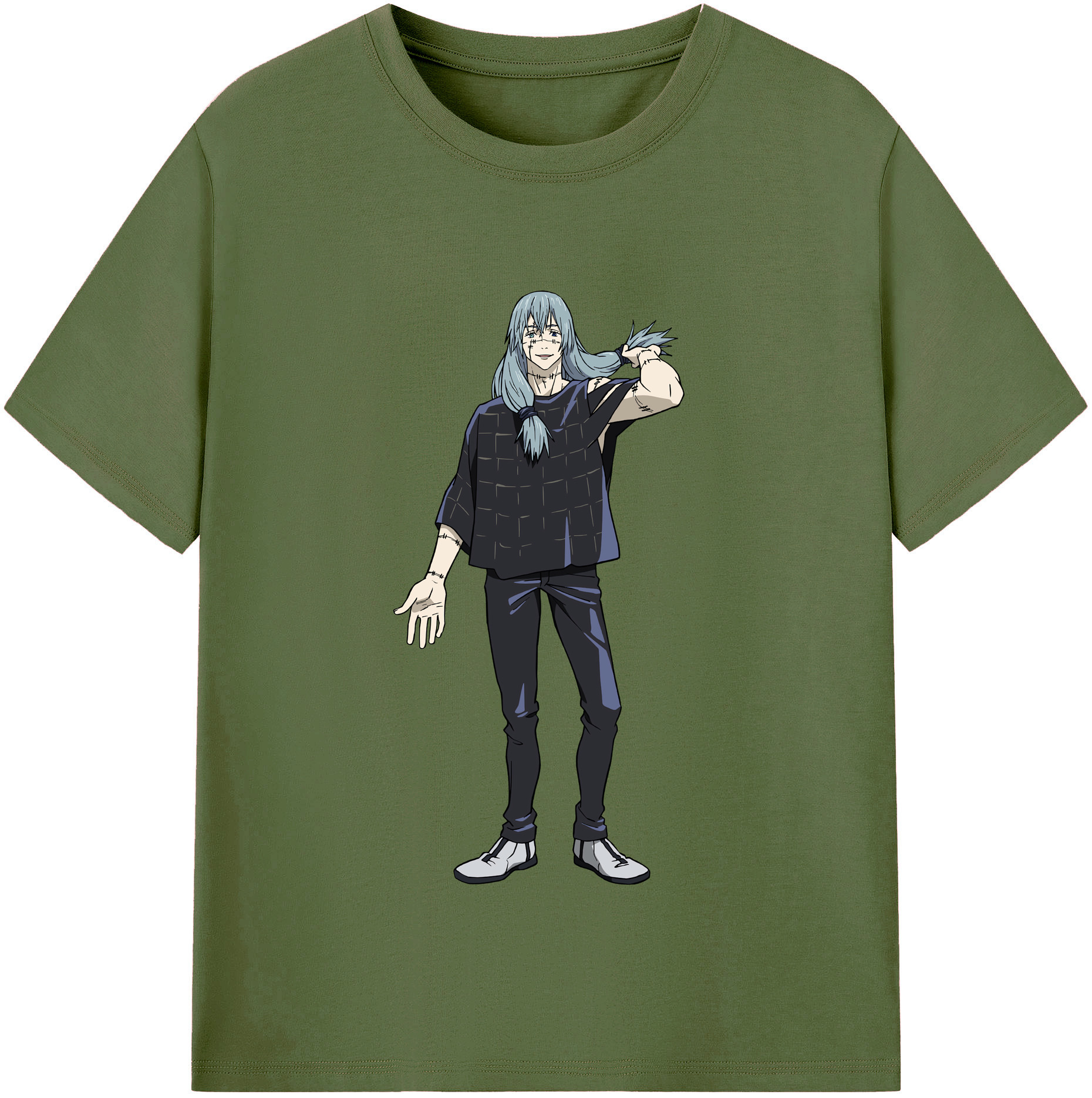 （画像用） 呪術廻戦 Jujutsu Kaisen 綿100％半袖Tシャツ（フロントプリント）